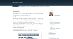 Desktop Screenshot of dr-ullrich-schaefer.de